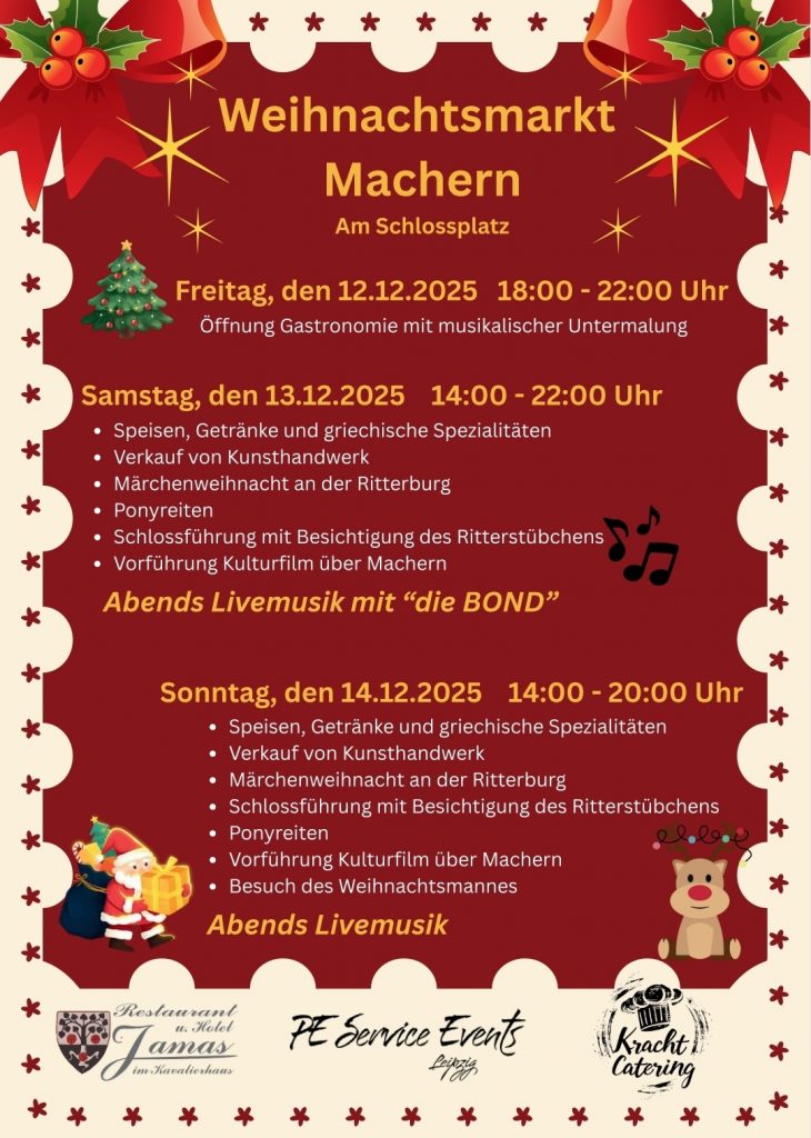 Weihnachtsmarkt Machern 2025